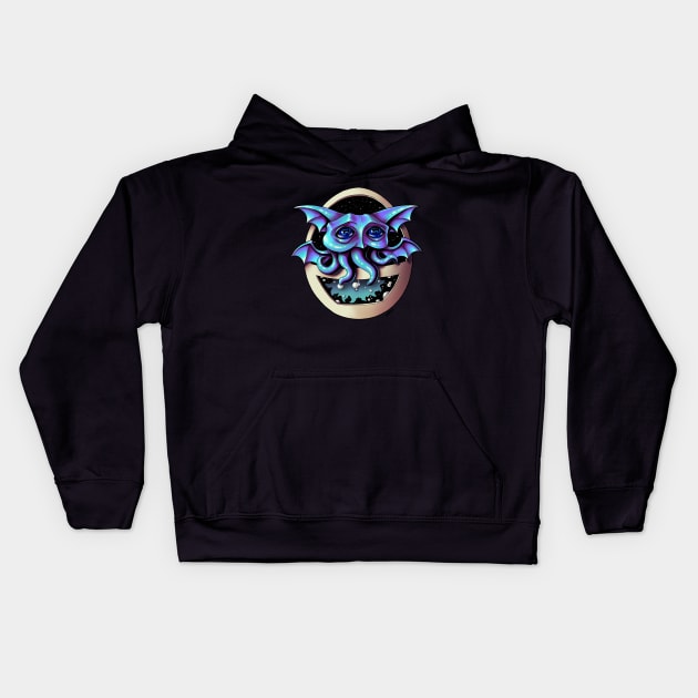 The Cthild - Baby Cthulhu Kids Hoodie by Indi Martin